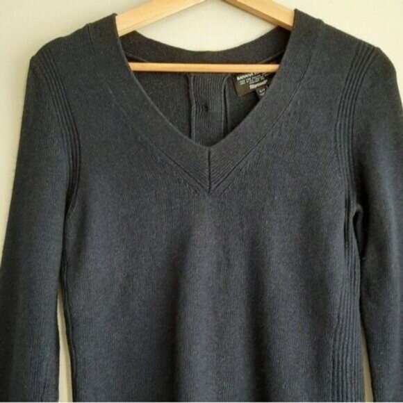 BANANA REPUBLIC Filpucci Italian Yarn Sweater Button Back Sz S - Picture 3 of 9